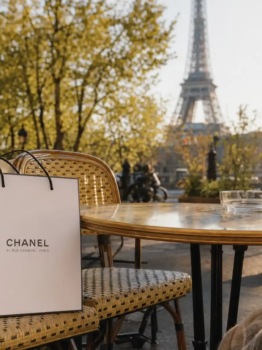 Parisian cafe scene symbolizing Rhode beauty brand Sephora Europe expansion