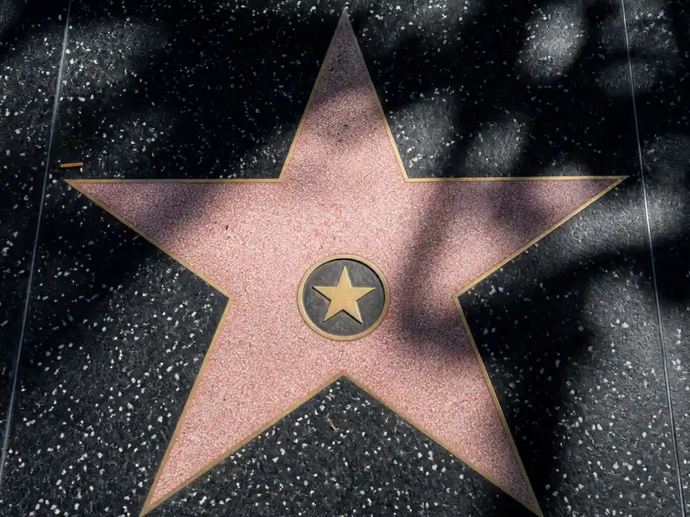 Hollywood Walk of Fame star close-up representing the Bennifer celebrity legacy