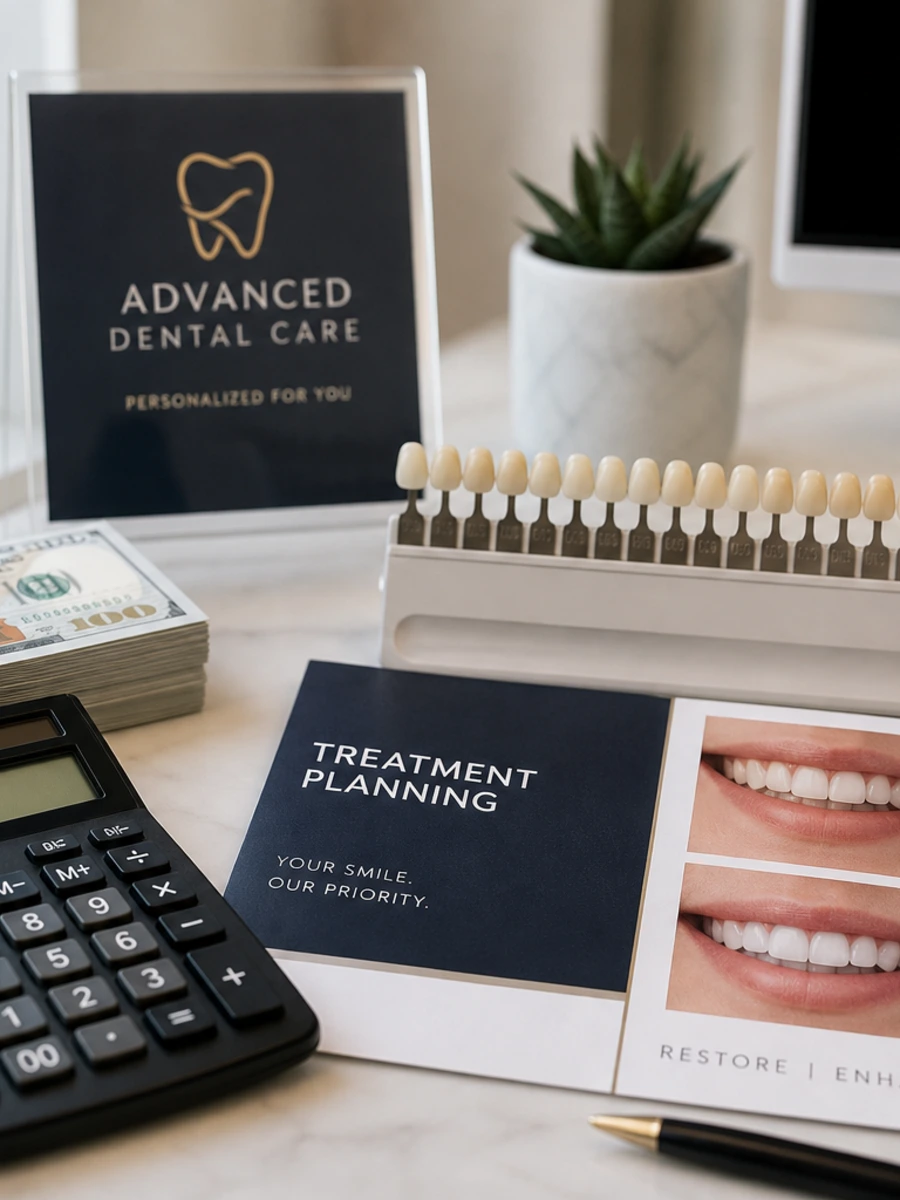 Celebrity veneers cost guide poster with before and after