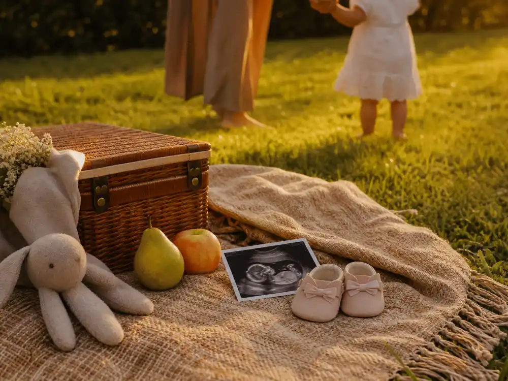 Olivia Culpo pregnant second baby maternity shoot picnic blanket ultrasound