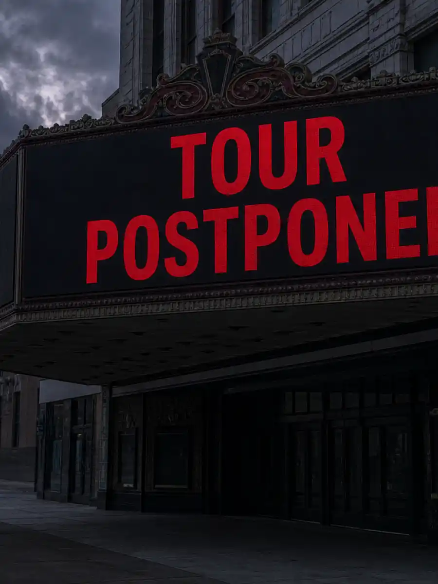 Post Malone tour canceled web story poster