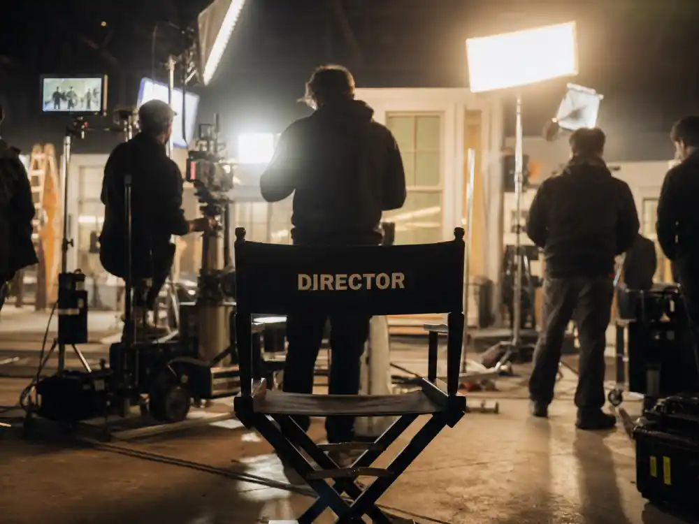 A busy movie set behind the scenes where Sydney Sweeney has been filming back-to-back projects in 2026