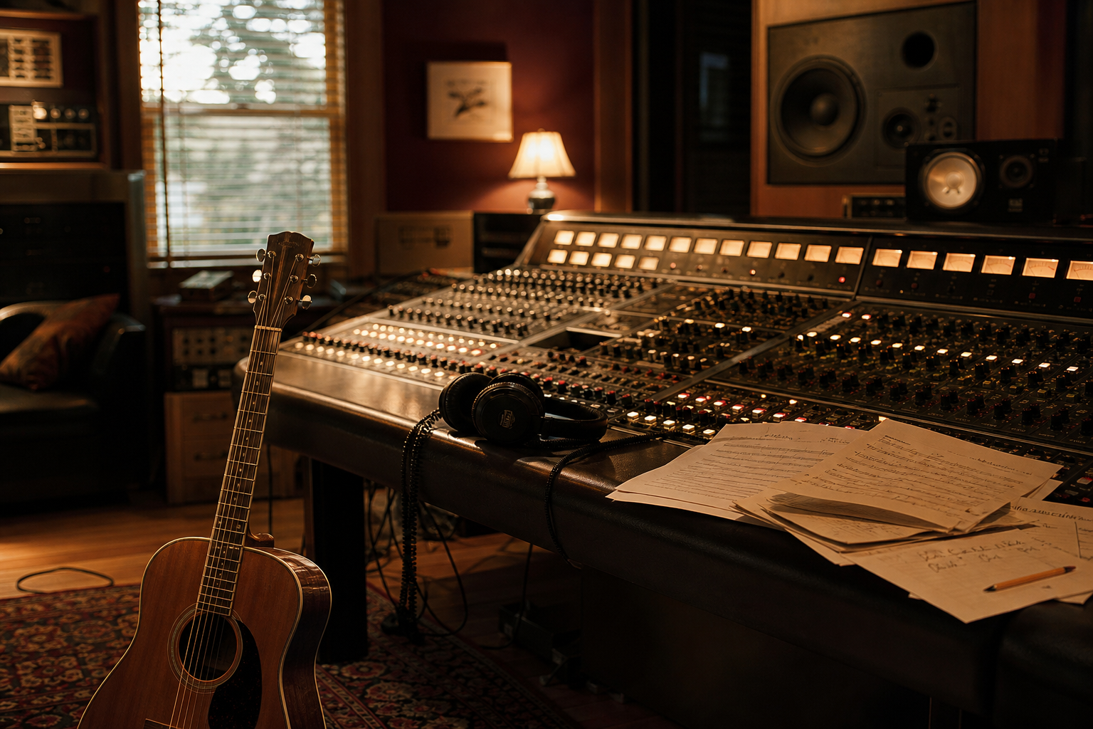 Recording studio where songs about Taylor Swift ex-boyfriends were likely crafted