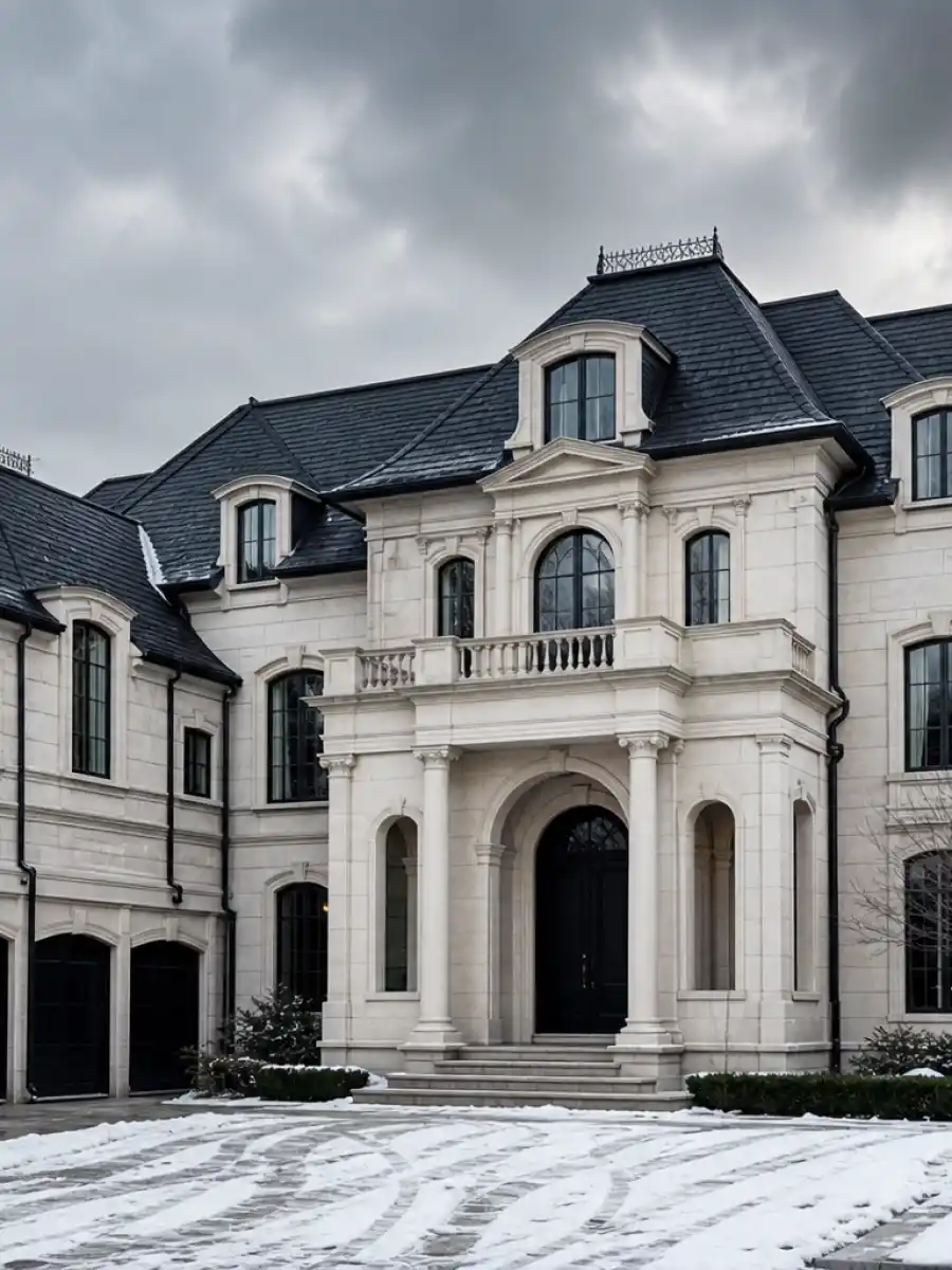 Toronto Embassy limestone mansion poster — where Drake lives in Bridle Path