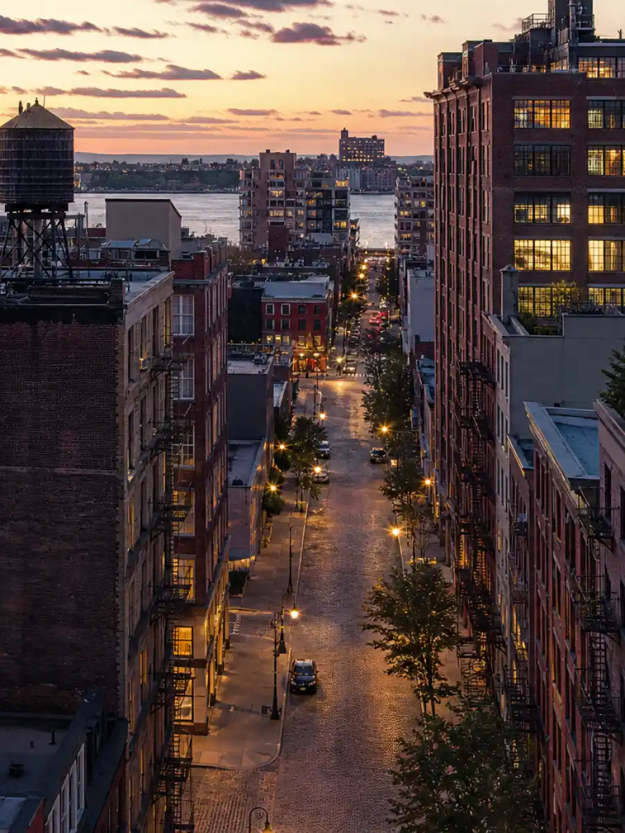 Tribeca skyline poster — part of where Taylor Swift lives in NYC