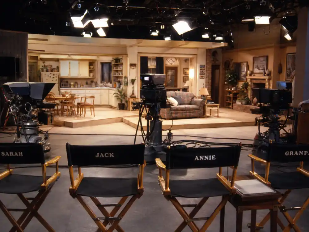 1990s WB network TV studio soundstage for the 7th Heaven cast where are they now peak family-drama era