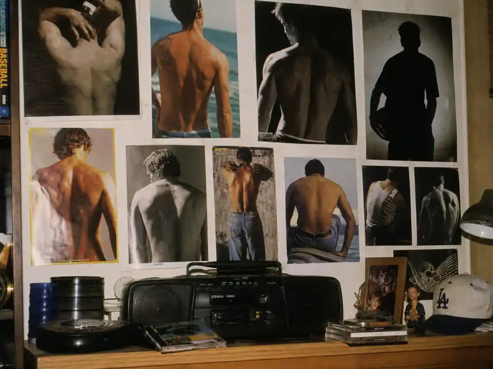 1990s teenage bedroom covered in heartthrob magazine posters for the 90s heartthrobs where are they now nostalgia era