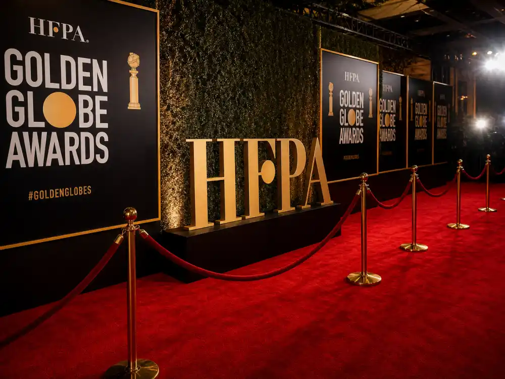 Golden Globes red carpet press wall atmosphere tied to performers ranked among actors with most Golden Globes wins