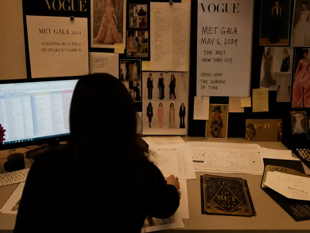 Vogue editorial desk where Anna Wintour Met Gala role explained begins — guest list curation and invitation approvals each spring