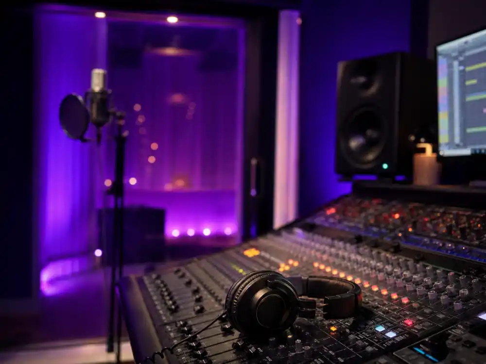 Music studio setup reflecting Ariana Grande age and birthday 2026 milestone timeline across more than a decade of album releases and world tours