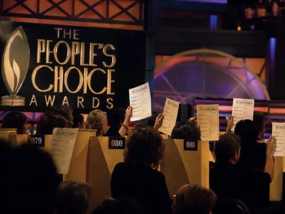 Vintage People's Choice fan-vote booth setup illustrates how award shows that no longer exist in their original TV format often rebranded instead of vanishing overnight