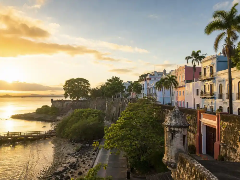Puerto Rico coastline evoking Bad Bunny age and birthday 2026 birthplace — Vega Baja, Puerto Rico where Benito Antonio Martínez Ocasio was born March 10, 1994