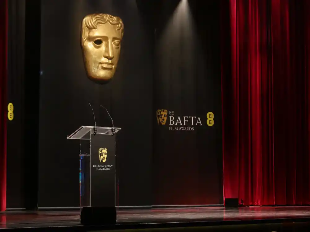BAFTA Awards 2026 winners list ceremony stage at Royal Festival Hall where Alan Cumming hosted the 79th British Academy Film Awards