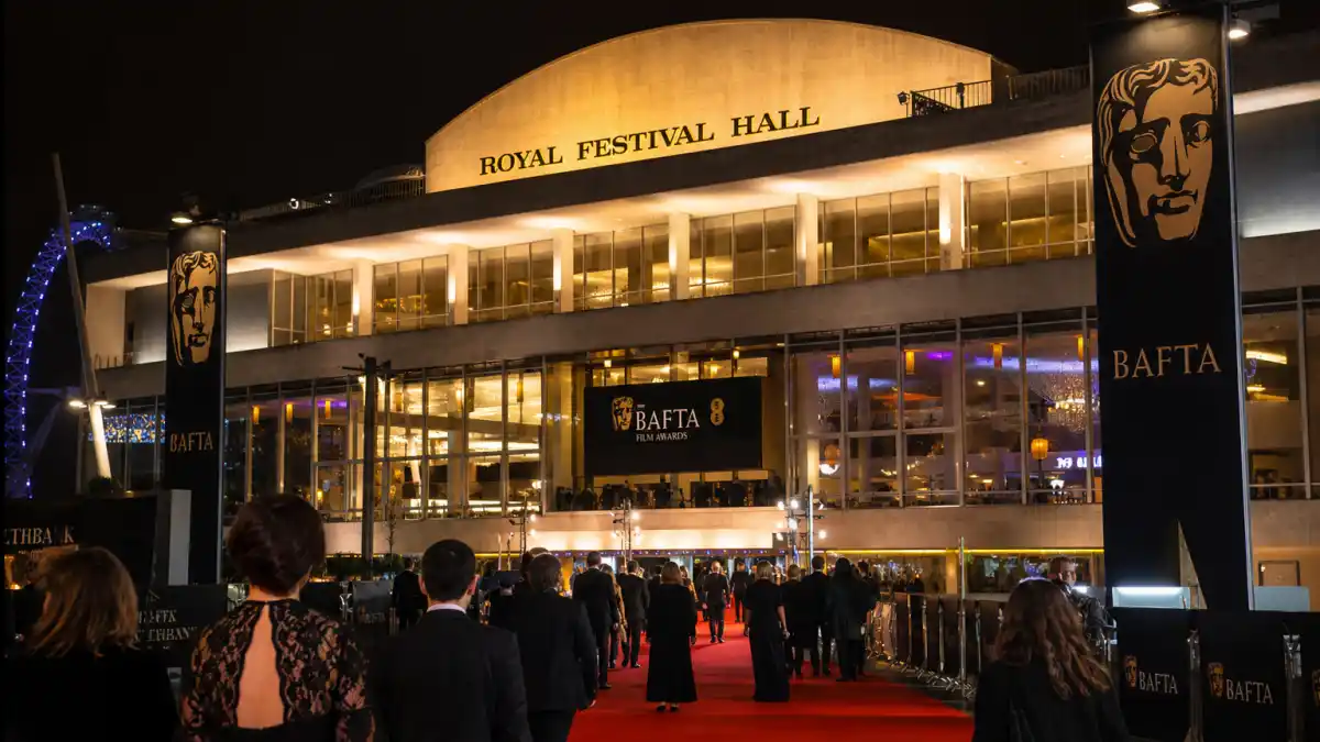 BAFTA Awards 2026 winners list — Royal Festival Hall red carpet and EE BAFTA Film Awards ceremony where One Battle After Another claimed six trophies