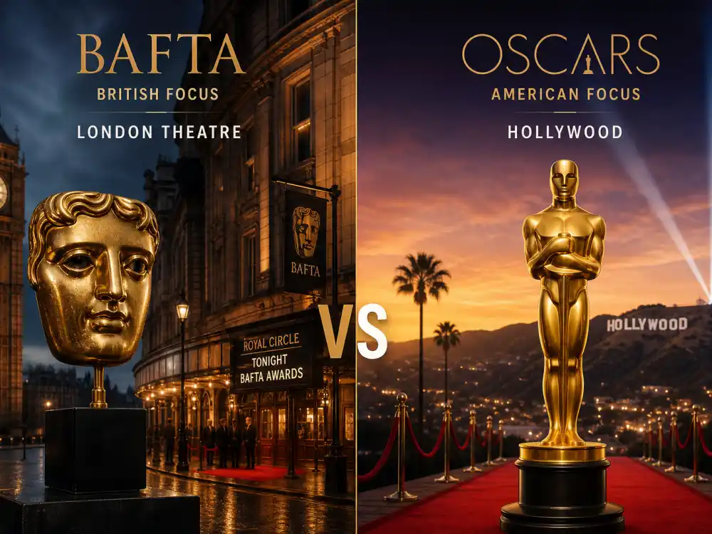 London Royal Opera House versus Hollywood Dolby Theatre for BAFTA vs Oscar difference explained — British and American ceremony traditions