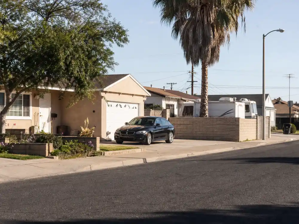 Modest California suburban street for Ben McKenzie before The O.C. made him Ryan Atwood
