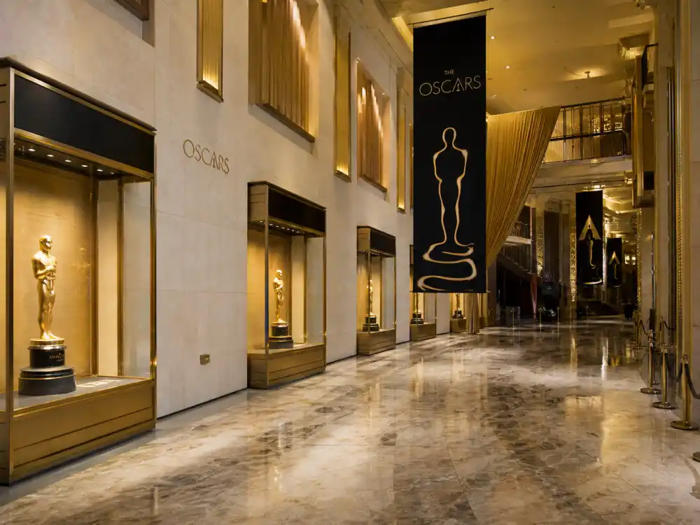 Academy Awards lobby atmosphere for the best actor Oscar winners list by year leading-role guide