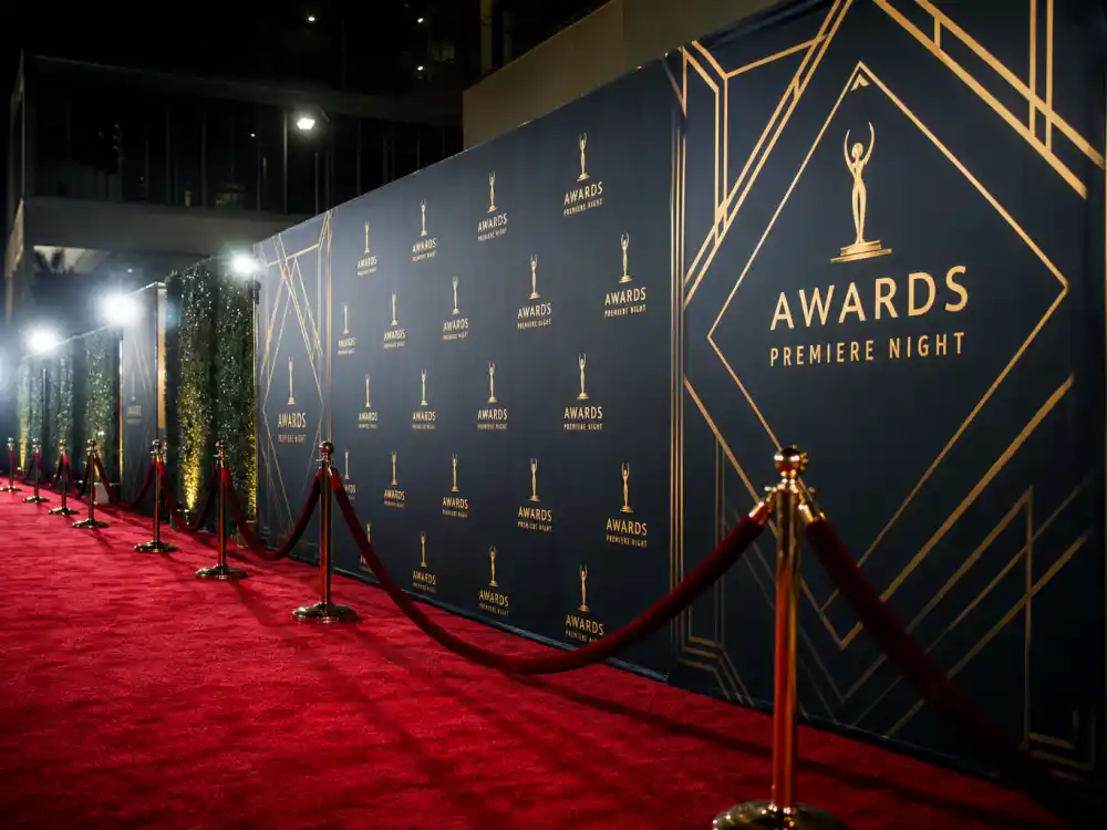 Red carpet premiere backdrop for modern entries on the best actress Oscar winners list by year through 2026