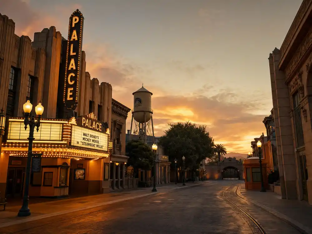 Vintage Hollywood studio backlot tied to early best actress Oscar winners list by year Golden Age cinema legends