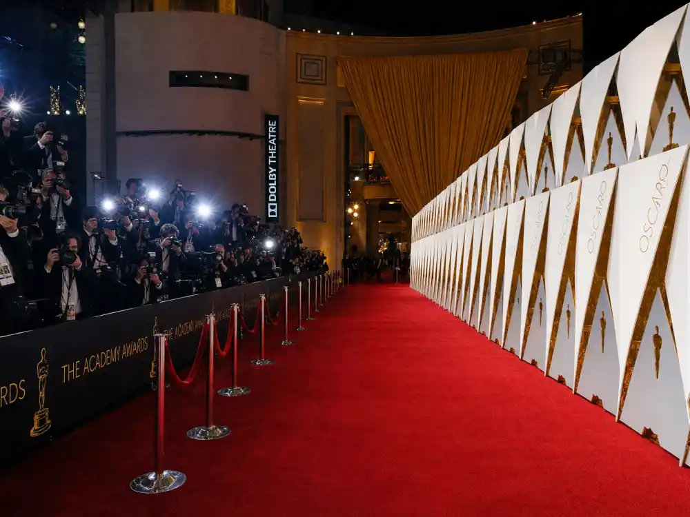 2019 Academy Awards Dolby Theatre red carpet atmosphere central to Billy Porter tuxedo gown Oscars history and gender-fluid fashion moment