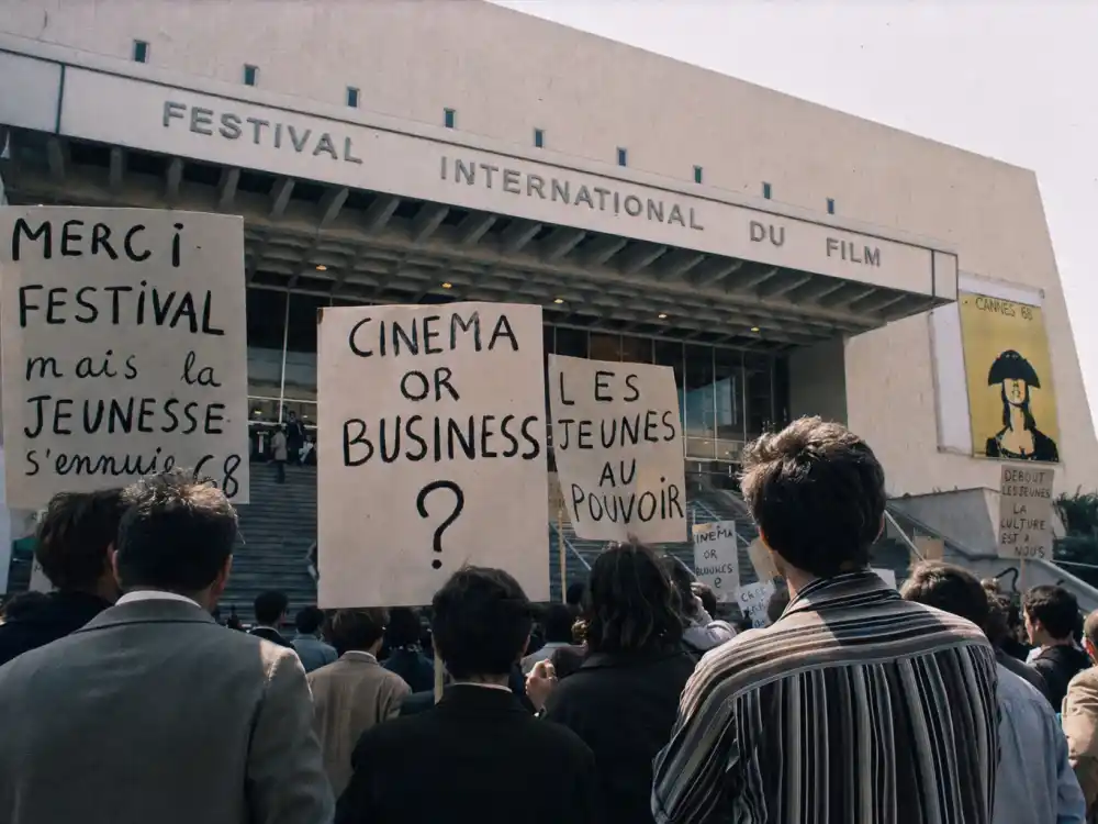 May 1968 student protests outside Palais des Festivals that halted the Cannes most controversial moments history timeline