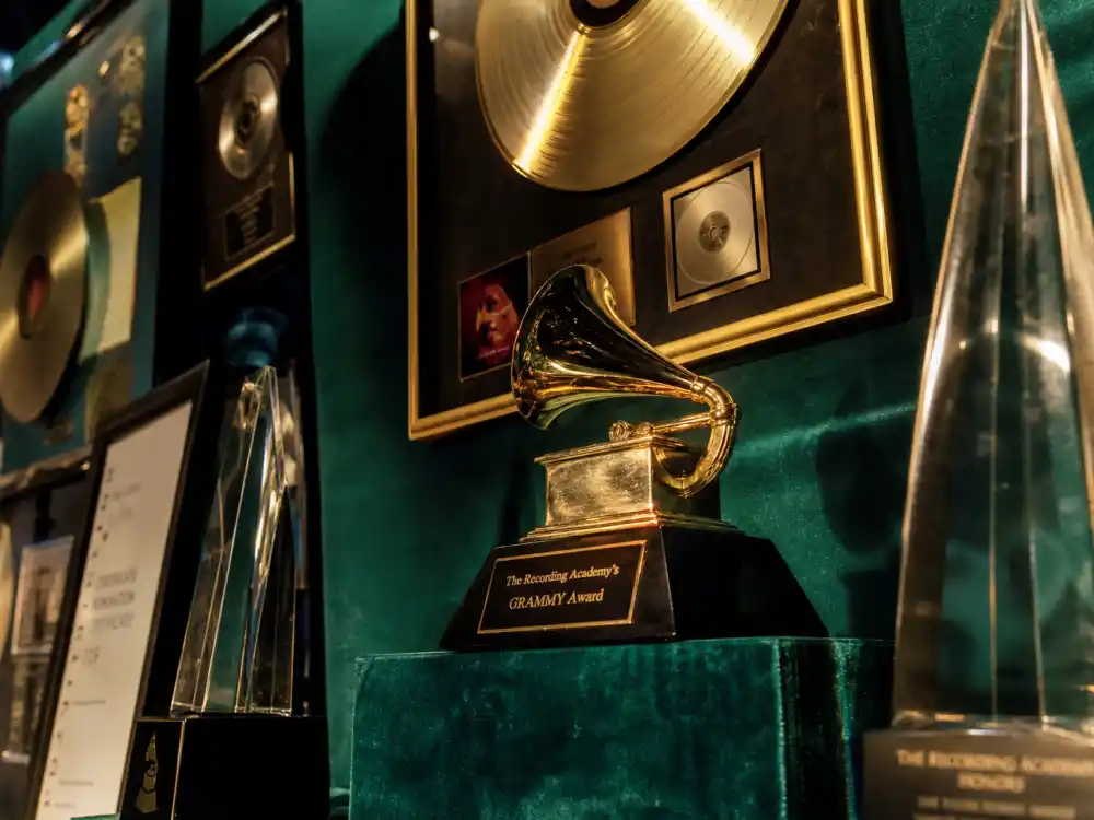 Grammy award trophy display reflecting Cardi B age and birthday 2026 touring milestones from viral Bronx clips to historic rap album wins in her twenties