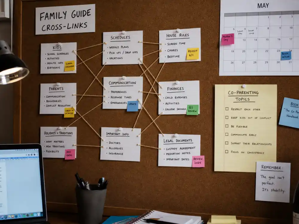 Cluster navigation cork board for celebrity co-parenting success stories 2026 cross-link to blended family 25843 nepo fame cluster sibling guides