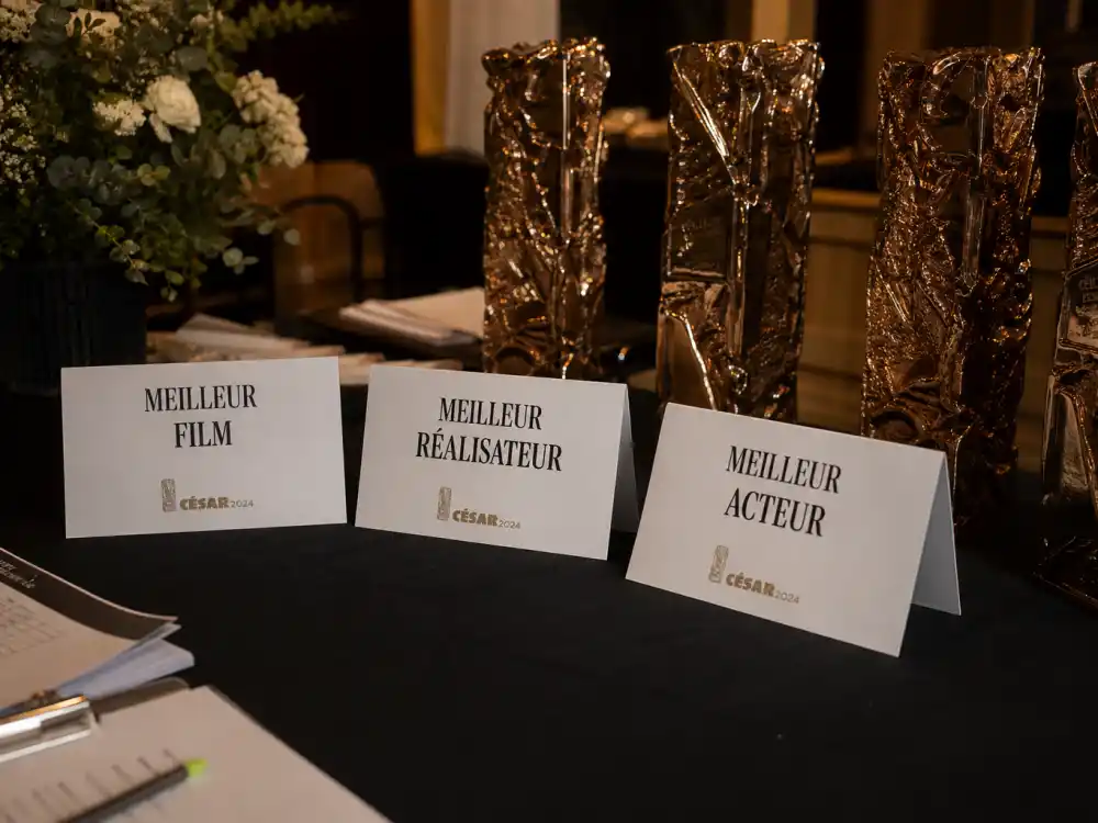 César Awards category placards for Best Film and Best Director in Cesar Awards France explained — competitive French cinema prize breakdown