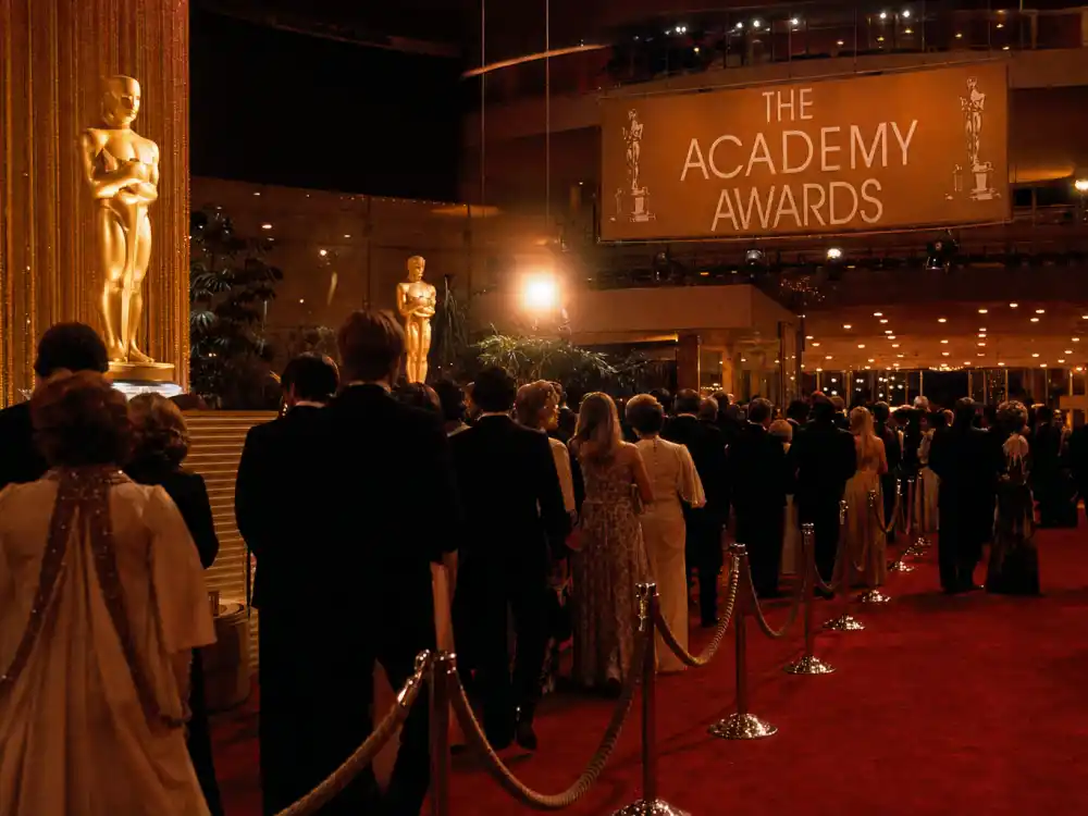 1974 Academy Awards Dorothy Chandler Pavilion atmosphere central to Cher naked dress Bob Mackie history and Oscars red carpet revolution