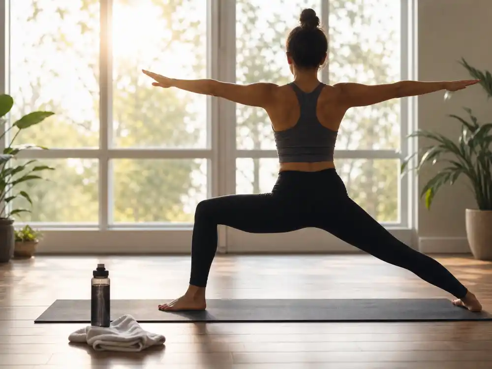 Yoga studio morning light for Christy Turlington wellness and mindfulness routine now