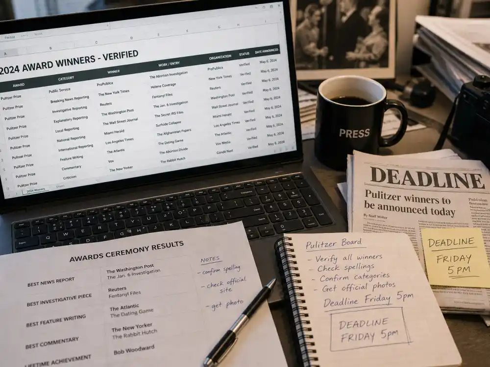 Awards research desk documenting the verified Critics Choice Awards 2026 winners list sourced from CriticsChoice.com, Deadline, and Vogue