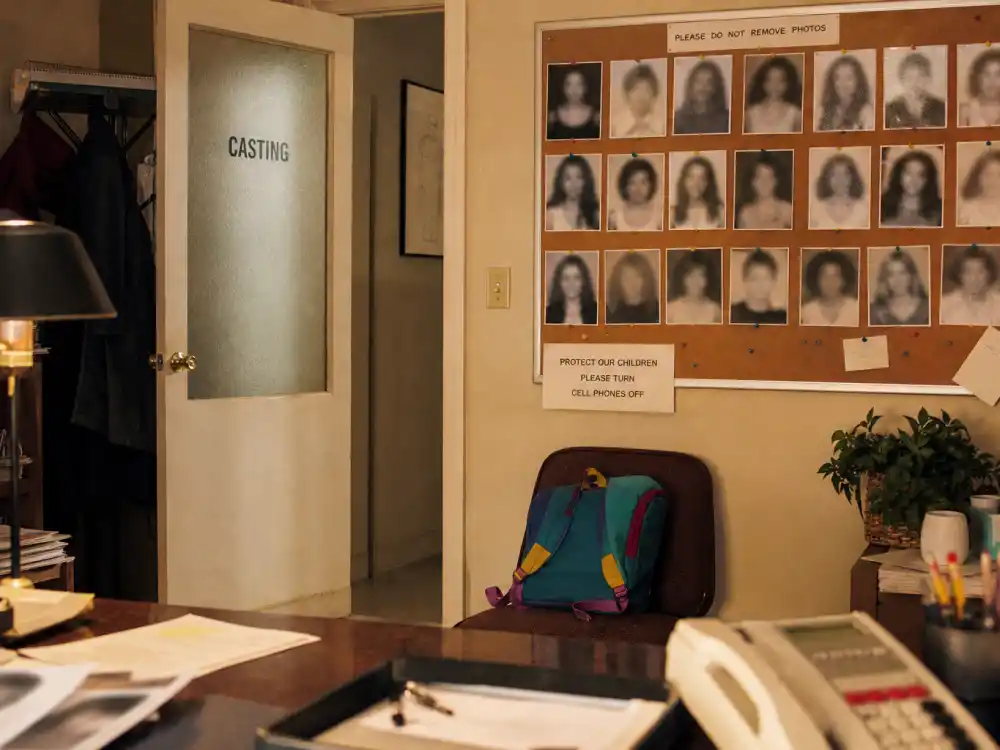 1980s casting office bulletin board for Danny Lloyd brief child actor career before quitting Hollywood