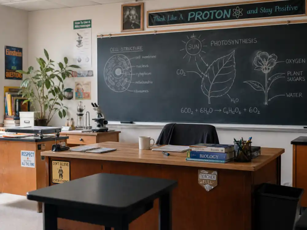 Modern biology classroom for where is Danny Lloyd now as Missouri teacher and professor