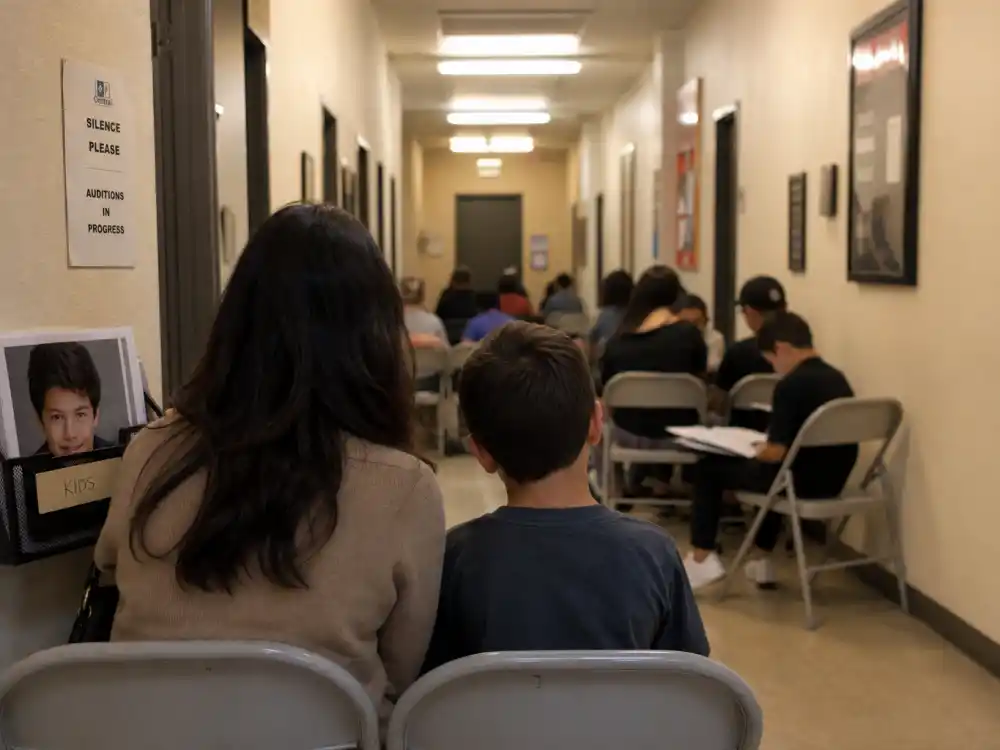 California audition hallway for what happened to Drake Bell before The Amanda Show and Nickelodeon stardom