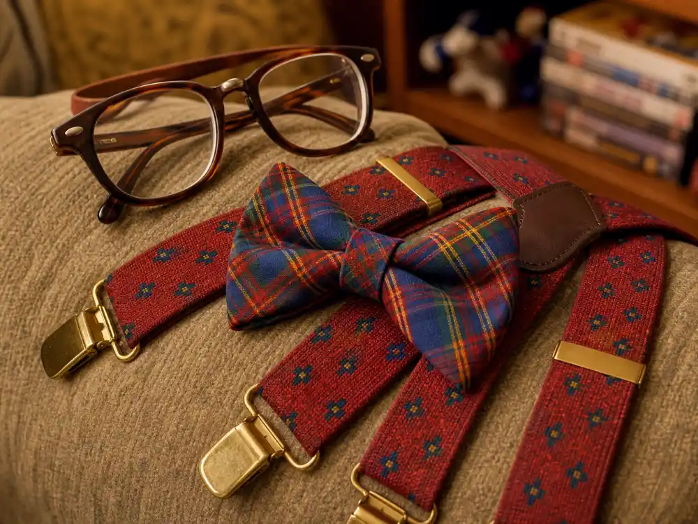 1990s suspenders and nerdy glasses on a sofa evoking the Urkel era in Family Matters cast where are they now