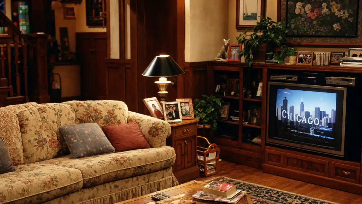 Family Matters cast where are they now — cozy 1990s suburban Chicago living room evoking the classic sitcom home