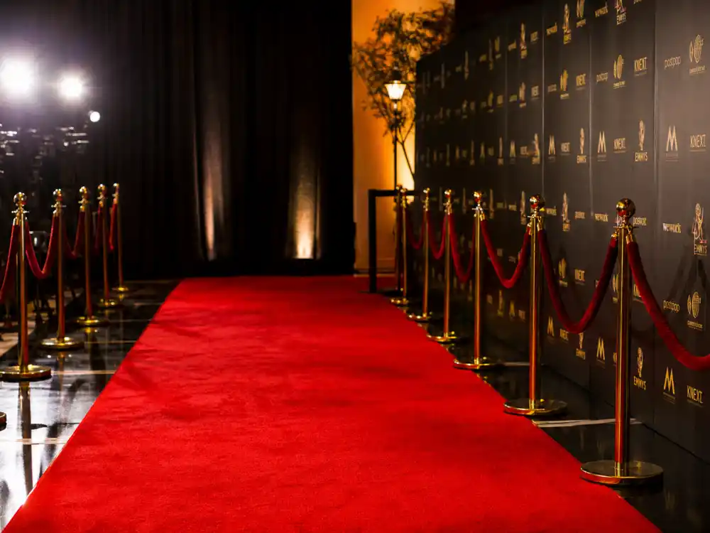 Hollywood awards red carpet backdrop tied to trailblazing first Black Oscar winners in history and their ceremony-night milestones