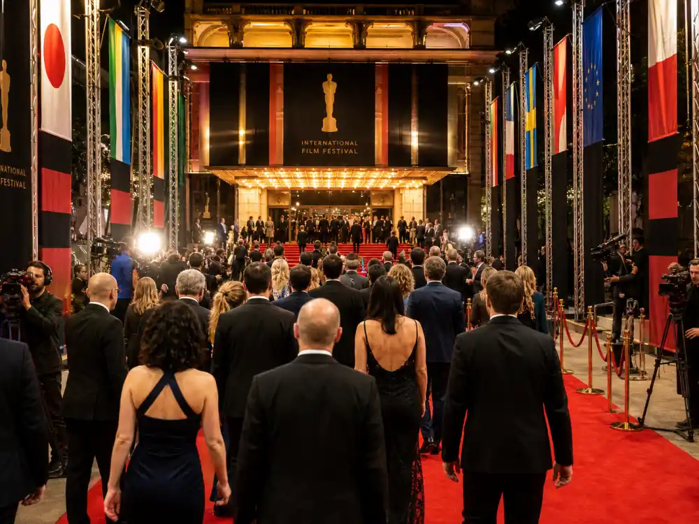 International film premiere red carpet atmosphere for foreign films that won best picture Oscars and global cinema milestones