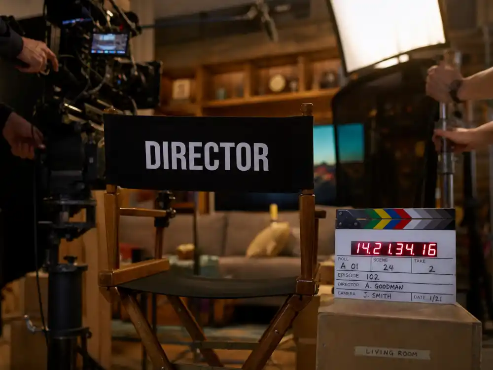 A sitcom director chair on set for Fred Savage directing career on Modern Family and more