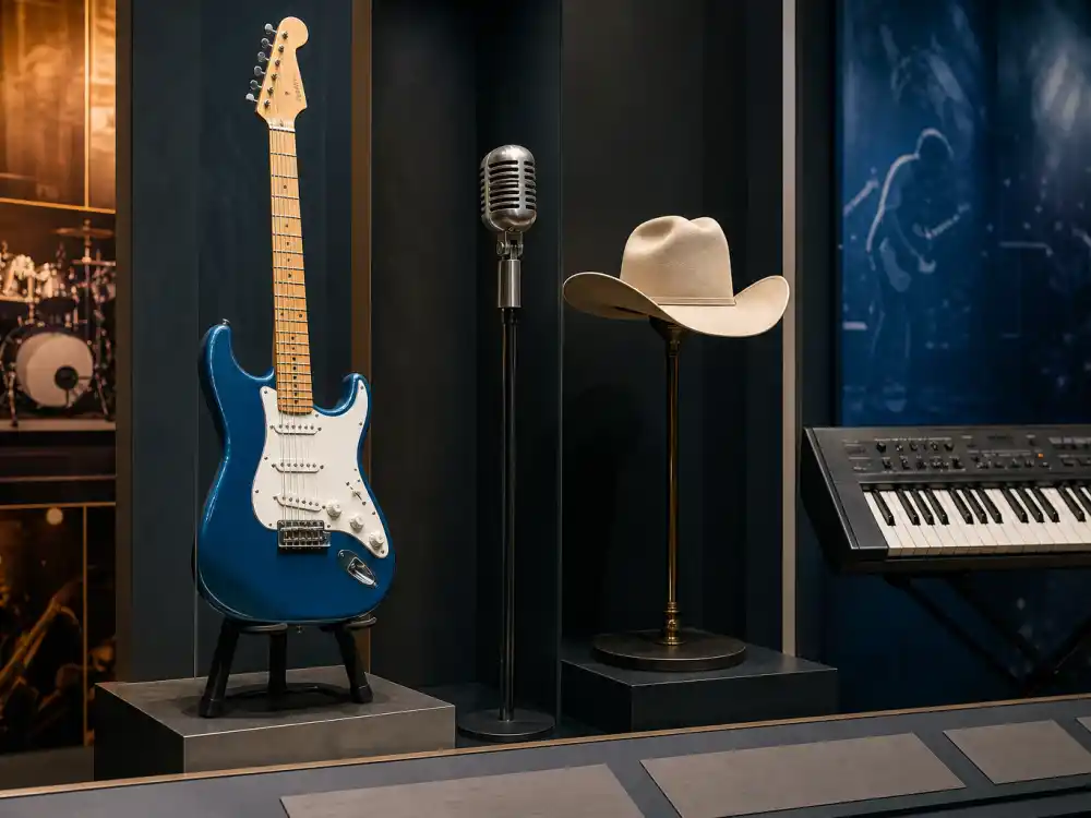 Genre instruments arranged by field show how Grammy categories explained maps pop, rock, country, and R&B silos across the ballot