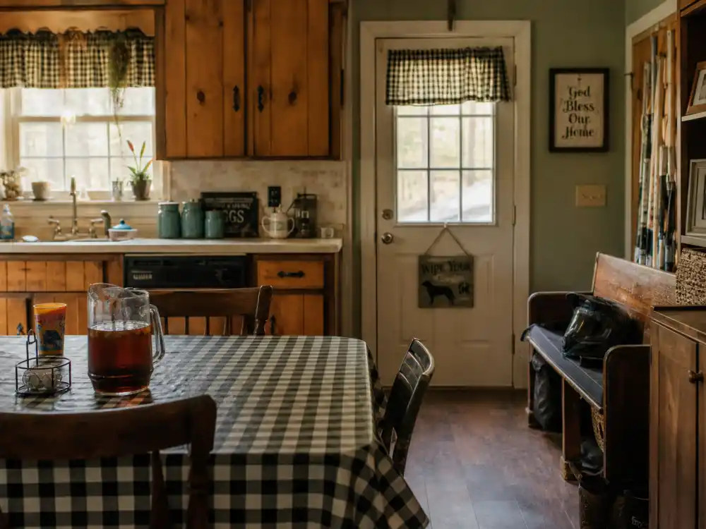 Southern Georgia family kitchen for Honey Boo Boo TLC reality show era with Mama June and the Thompson clan