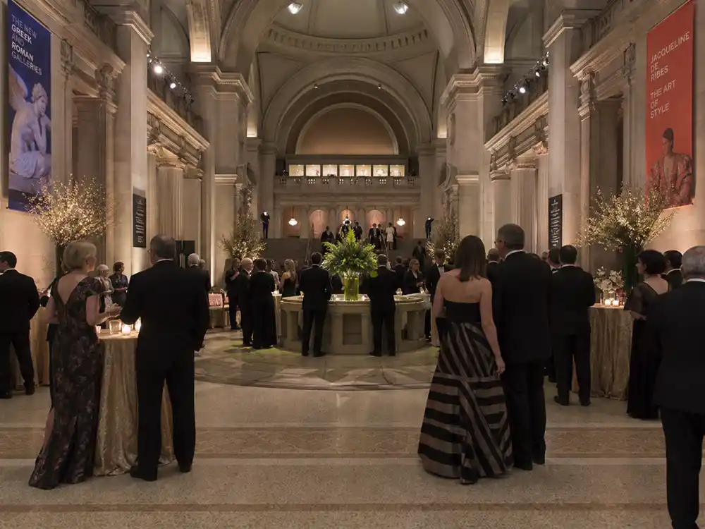 Metropolitan Museum Great Hall gala reception — how much does a Met Gala ticket cost buys access to this black-tie fundraiser