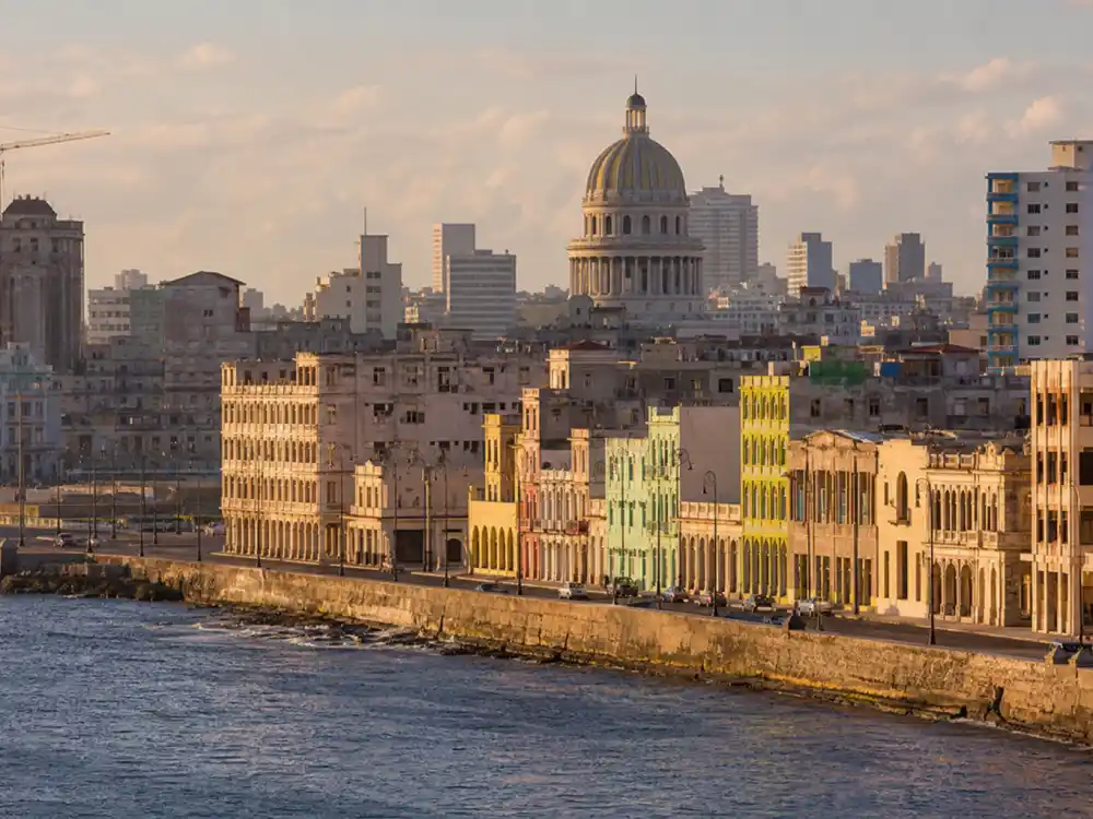 Havana Cuba skyline evoking how old is Ana de Armas birthplace — the city where Ana Celia de Armas Caso was born on April 30, 1988