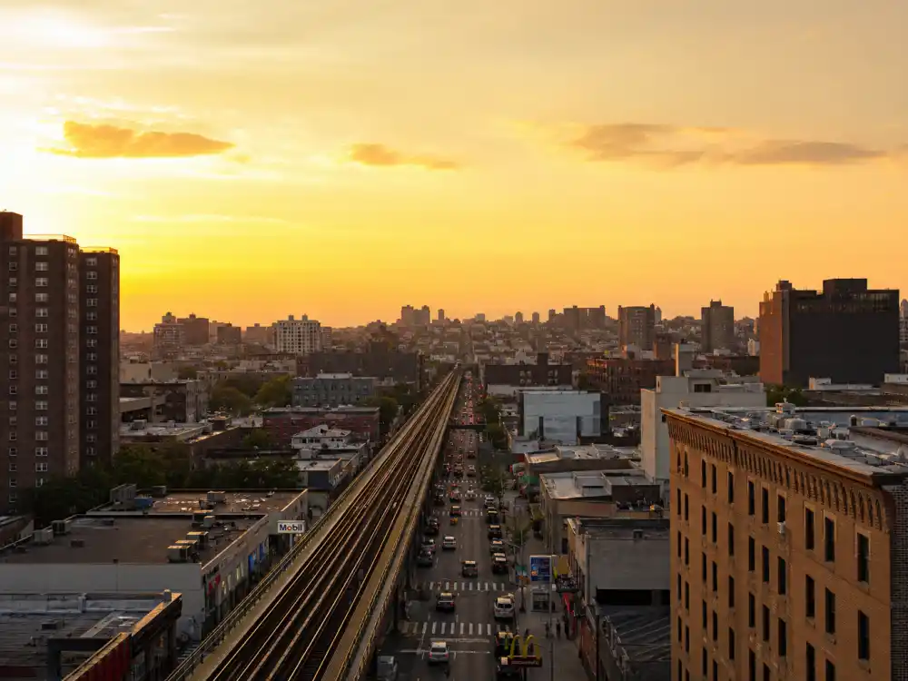 Bronx New York City skyline evoking how old is Cardi B birthplace — the city where Belcalis Almanzar was born on October 11, 1992