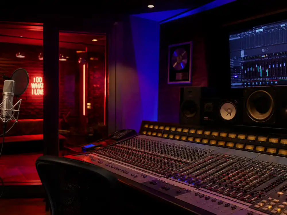Hip-hop recording studio reflecting how old is Cardi B career arc from Bronx social media clips to Grammy-winning rap superstardom