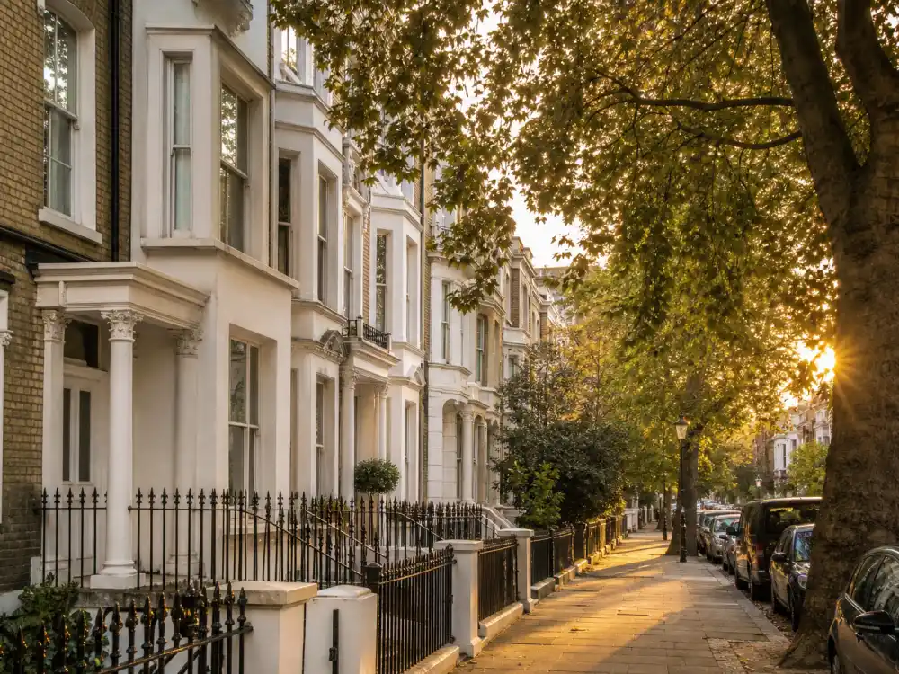 West London residential street evoking how old is Daniel Radcliffe birthplace — the Fulham area where Daniel Jacob Radcliffe was born on July 23, 1989