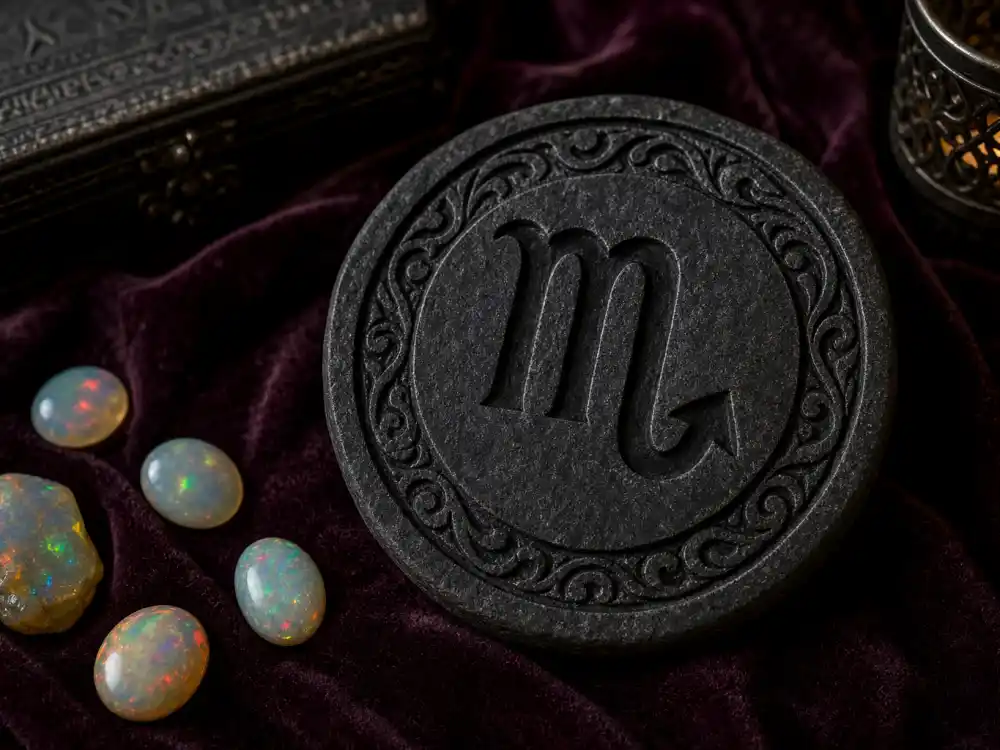 Scorpio zodiac and October birthstone for how old is Drake astrology bio editorial without identifiable faces