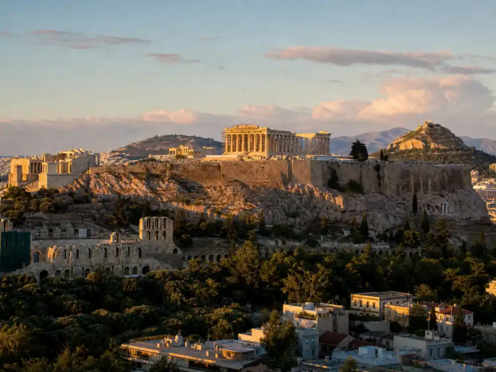 Athens Greece skyline evoking how old is Giannis Antetokounmpo birthplace — the capital city where Giannis Sina Antetokounmpo was born on December 6, 1994