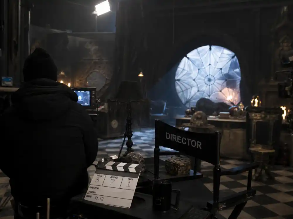 Gothic TV drama film set reflecting how old is Jenna Ortega career arc from Coachella Valley roots to Disney Channel stardom and global Netflix Wednesday phenomenon