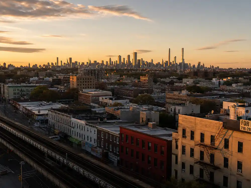 The Bronx New York City skyline evoking how old is Jennifer Lopez birthplace — the neighborhood where Jennifer Lynn Lopez was born on July 24, 1969